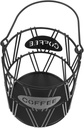 Cabilock Coffee Holder Storage Basket for Countertop Organizer for Coffee and Tea Bags Cast Iron Design for Kitchen and Room Countertop Easy to Clean