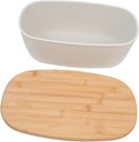 Alipis Bread Storage Box Lid and Material Stylish for Home Kitchen Organization for Bread Snacks and Food Storage