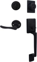 Cosmas 600 Series Oil Rubbed Bronze Handleset with Reversible 30 Series Interior Door Lever(We Key Lock Orders Alike for Free)