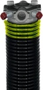 Garage Door Torsion Spring (207 x 1.75 x 26) | Left Hand Wound Replacement (Right Side) (Cone Color: Black)