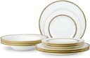 Noritake Haku 12-Piece Dinnerware Set, Service for 4