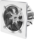 Extractor Extractor Extractor Exhaust Fan Ventilation Line Fan for Bathroom Toilet Kitchen Wall Window Stainless Steel Ventilation Fan Bathroom Fan (Size : 6 Inches)