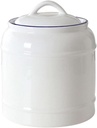 / Cookie Jars for Kitchen Counter, Flour and Sugar Containers Ceramic, Kitchen Canisters for Countertop, Ceramic Airtight Jar-White4-750ml/26.5oz