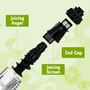 Juicer Replacement Parts, fits O Mega Juicer Models NC900HDC, NC900HDS, NC800HDS, NC800HDR, 8006, 8005, 8004, 8003, Insert Conical Juicer Strainer Augers and End Caps (End Cap)