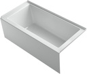 Kohler 1956-RA-95 Underscore® 60" x 30" alcove bath right drain, Ice Grey