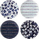 Kate Spade New York Floral Way 4-Piece Accent Plate Set, 4.01, Multi