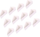 20Pcs Recyclable Triangle Cake Wrapping Boxes Cupcake Holders for Convenient Bakery Presentation and for Desserts and Treats