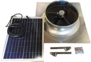 Remington Solar Solar Gable Fan with Thermostat/Humidistat (23 x 23 x 6 IN) - Brushless Motor - Residential