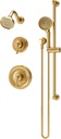 Braston HydroMersion Double Handle Shower Trim Kit with Hand Spray in Brushed Bronze - 5895BBZ15TRM