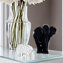 TRINCA-FERRO Door Knockers for Front Door Black Elephant Shaped Door Knocker with Mounting Hardware