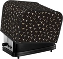 Oven Cover Kitchen Bread Machine Protector,4 Slice Toaster Cover For Home,Fingerprint Coaster Cover,Kitchen Small Appliance,Cow Skulls