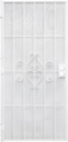 PRECISION SCREEN & SECURITY PROD 3818WH2868 Steel Security Door, 34-1/2 x 81-1/2"