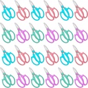 24 Pcs Flower Scissors Stainless Steel Floral Shears Floral Scissors for Fresh Flower Shears for Yard Gardening Plants Hedge Flowers Cutting Secateurs Flowers Arrangement