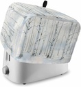 Forest Tree 4 Slice Toaster Cover Winter Natural Snow Scenery Watercolor White Small Appliance Cover Toaster Dustproof Fingerprint Protectors Machine Washable, Large Size Bread Machine Cover