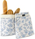 Bread Bags for Homemade bread,2 Pack Sourdough Bread Bags,Beeswax Bread Bags for Bourdough,Reusable Bread Storage