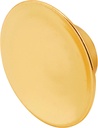Slide-Co 161903 Bi-Fold Door Pull Knobs, 1-3/4 In. Outside Diameter, Diecast Construction, Brass Plated Finish (2 Pack)