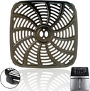 8QT Air Fryer Crisping Plate for Gourmia GAF846 Air Fryers, Upgraded Nonstick Air Fryer Grill Pan Plate Crisper Tray Rack Insert Grate Shelf Grid for 8QT Gourmia Air Fryers, Dishwasher Safe