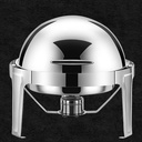 FLTRGO Food Heater - Buffet Server and Heater, Burner to Keep Food Warm, Hot Pot Buffet Set with Toughened Glass Lid, Clear Lid Server Hot Pot Buffet Set