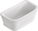 American Standard 2967004.020 Aspirations 60 x 34-Inch Freestanding Bathtub With Drain, White