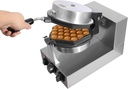 Electric Waffle Maker Machine 1300W with Non-Stick Plates, Hexagonal Bubble Waffle Iron 122-572℉/50-300℃ Adjustable Temperature & Timer, Stainless Steel for Home & Commercial Use
