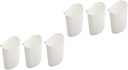 6pcs Over Toilet Storage Basket Fruit Basket for Kitchen Rolling Cart Cup Holder Accessory Material