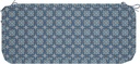 Magpie Fabrics Patio Bench Cushion Cover 42x18x3 Inch, NO Insert! Water&Fade Resistant Outdoor Loveseat Replacement Cover with Zipper (Morgan Medal Blue)