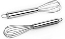 Handheld Stainless Steel Manual Egg Beater, Egg Mixer, Stirring Rod, Household Baking Tool Kitchen Auxiliary Mixer Accessories