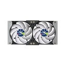 TITAN- 12V IP55 Waterproof DC Double Rack Mount Ventilation Cooling Fan with Timer and Speed Controller- TTC-SC20 (140mm(V2+))