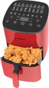 EUROSTAR EAF481R 5 Quart Digital Air Fryer, Red