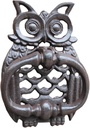 Door Knocker Iron Door Knocker Antique Style Owl Door Knock Vintage Door Handle for Outdoor Backyard Furniture Ring Knocker Decor Unique
