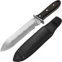 Hori Hori Garden Knife Heavy Duty Stainless Steel Gardening Knife Tool with Oxford Sheath for Weeding Digging Cutting and Planting