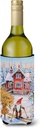 Caroline's Treasures ACG0034LITERK Christmas Gnome Skiing Wine Bottle Hugger Bottle Cooler Sleeve Hugger Machine Washable Collapsible Insulator Beverage Insulated Holder