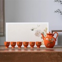 Wine Set Wine Pot Ceramic Gift Household Wine Cup Glass Complete Set Of Gift Box