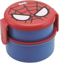 Spider-Man Lunch (Bento) Box from Japan with Two Compartments and Fork 16.9 fl oz (500 ml)