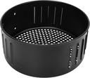 Universal Air Fryer Replacement Basket, 2.7QT Non-Stick Reusable Pan Dish Tin Tray, 7.5x3.7in Accessories for Frying Baking Grilling Roasting, Oil Drainer Cooking Drain Kitchen Tool Dishwasher Safe