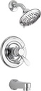 DELTA FAUCET T17430 Classic Tub & Shower, 4.45 x 8.00 x 10.15 inches, Chrome