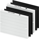 AP-1512HH Filter Set Replacement for Coway Airmega AP-1512HH and 200M Air Purifiers, 2 True HEPAs and 4 Carbon Pre-Filters