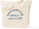 CafePress Southampton Long Island. Tote Bag Natural Canvas Tote Bag, Reusable Shopping Bag