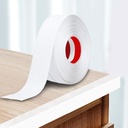 Storystore Wall Corner Protector Moulding Trim 2.4 in x 42.7 Ft,Peel and Stick Corner Moulding Trim, Self Adhesive Corner Guards Edge Protector for Wall Edge Corner, Countertop,White