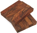 Premium Cocobolo Wood Pen Blank, 3/4" x 3/4" x 5", Pack of 10