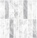 CHIHUT 16 Sheets White and Grey Marble Kitchen Backsplash Peel and Stick 12"X12" Rectangular Self Adhesive Subway Tiles Thick 3D Waterproof Stick on Tile for Bathroom Removable Decorative Marble Tile
