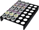 MinBoo BamBoo k cup holder Drawer or Countertop k cup Organizer Coffee Pod Holder Hold 35 Coffee Pod Storage Kcup coffee pods holder for coffee station Office and Kitchen k cup storage,Black