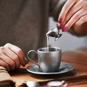 Milk Frother Cup Milk jug decor Classic Stainless Steel Creamer Pitcher for Coffee and Tea, Small Cup Container for Serving Milk, Coffee Cream, Maple Syrup mini Milk jug (Color : D)