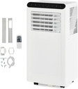 GAOMON 2025 New Deseign 8000 BTU Portable Air Conditioners Cool Up to 350 Sq.Ft,4 IN 1 Portable AC Unit w/Remote Control/LED Display/24Hrs Timer/Window Installation Kit & Low Noise for Home (White)