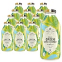 Harney & Sons Organic Green with Coconut Iced Tea, 16 oz Glass Bottles (Pack of 12)