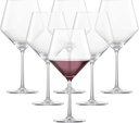 ZWIESEL GLAS Pure Burgundy Red Wine Glass (Set of 6), Graceful Burgundy Glasses for Red Wine, Dishwasher-Safe Tritan Crystal Glasses, Made in Germany (23 Ounce)