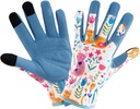 Gardening Gloves for Women, Printed Touchscreen Garden Gloves with Grip, Thorn-Proof Puncture-Resistant Work Gloves