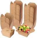 120 Pack 28 oz Cardboard Food Containers, Brown Take out Boxes, To Go Boxes for Food, Paper Food Containers For Food Delivery and Takeaway, Party and Catering Needs, Microwaveable
