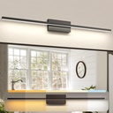 NIORSUN 48 inch Black Bathroom Vanity Light,30W 5CCT Dimmable LED Bathroom Lighting Fixtures Over Mirror, Modern Vanity Lights for Restroom Mirror- ETL Certified