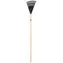 Union Tools Shrub Rake,15 Tines,Wood,8 in.W tines 64197GR - 1 Each